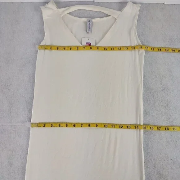Sexy Mama Maternity Off White Dress Size 2 (NWT) - Picture 6 of 10